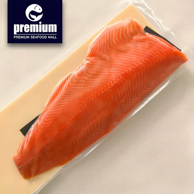 프리미엄씨푸드몰 노르웨이 생연어 혈합육제거, 1kg, 1개