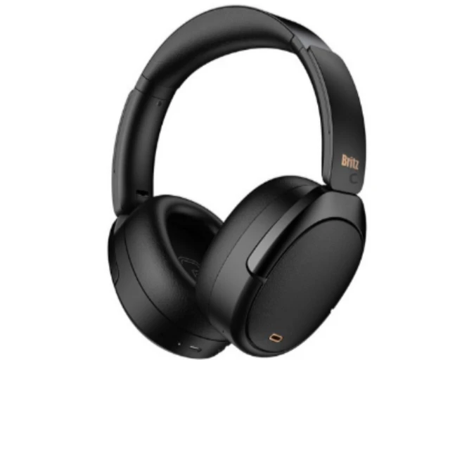 브리츠 노이즈 캔슬링 블루투스 헤드폰, Black (블랙), 0 A BT6000 ANC