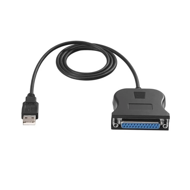 새로운 USB 2.0 25 핀 DB25 병렬 포트 케이블 IEEE 1284 1Mbps 25pin 프린터 어댑터 코드135253