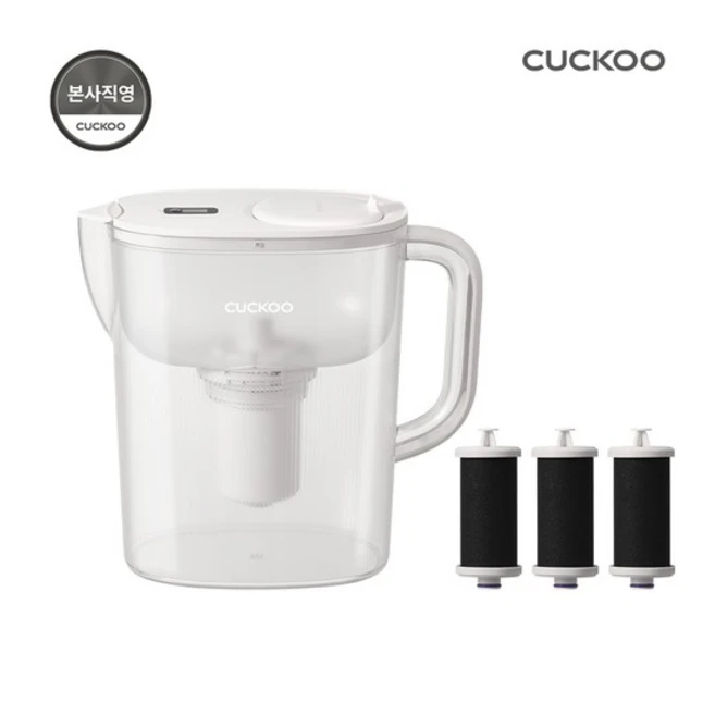 본사직영) NEW 쿠쿠 인스퓨어 필터 정수기 3.8L 화이트 X3 CPWP-C3801W (필터 3개 본품포함), 없음