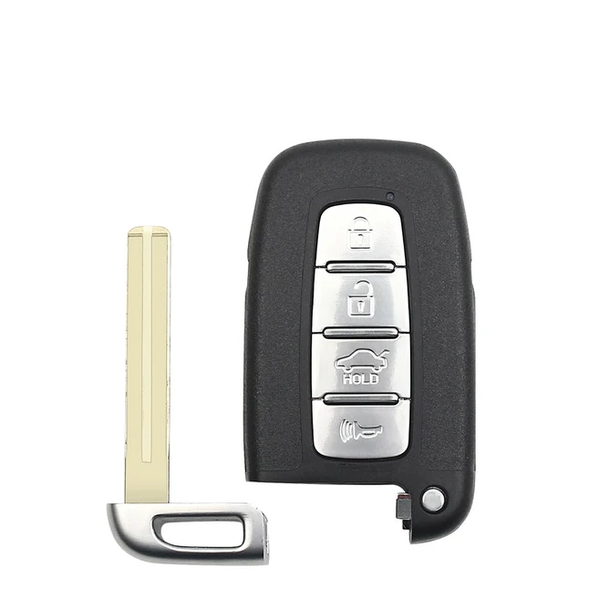 스마트키복사 스마트키고장 자동차디지털키 스마트키개조 KEYYOU 433Mhz Car Smart Remote Key For Hyundai, 04 4 Buttons TOY40, 1개