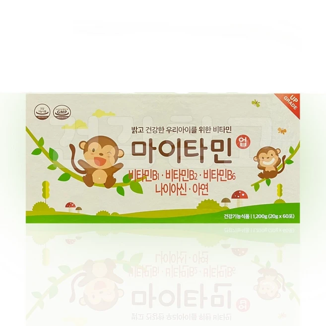 마이타민 마이타민업 어린이멀티비타민 20gx60포, 12개, 100g