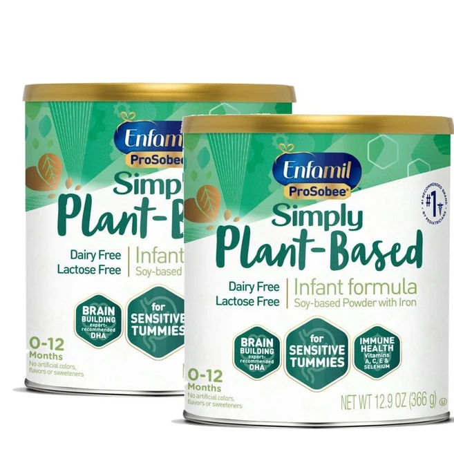 엔파밀 프로소비 소이 식물성 인펀트 분유 Enfamil ProSobee Soy Infant powder, 366g, 2개