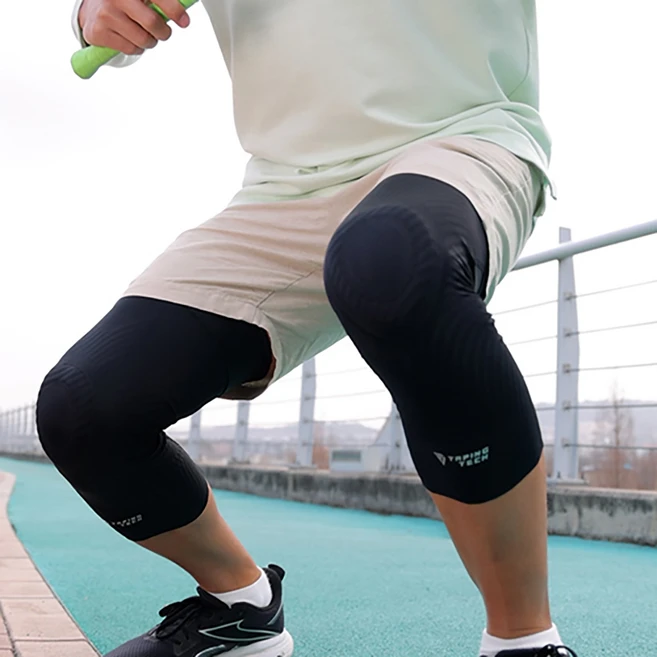 테이핑테크GX 무릎보호대 게르마늄 X테이핑 일상생활 등산 헬스 축구 런닝 골프, XL, 1개