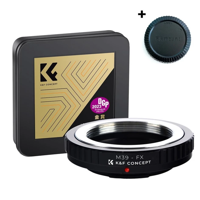 KnF M39-FX 렌즈변환 어댑터 - M39 마운트 렌즈 > 후지 X 바디 – 뒤캡옵션 __ M39 Lens to Fuji X adapter (FX cap option), M39-FX + 뒤캡, 1개”> <h3><span class=