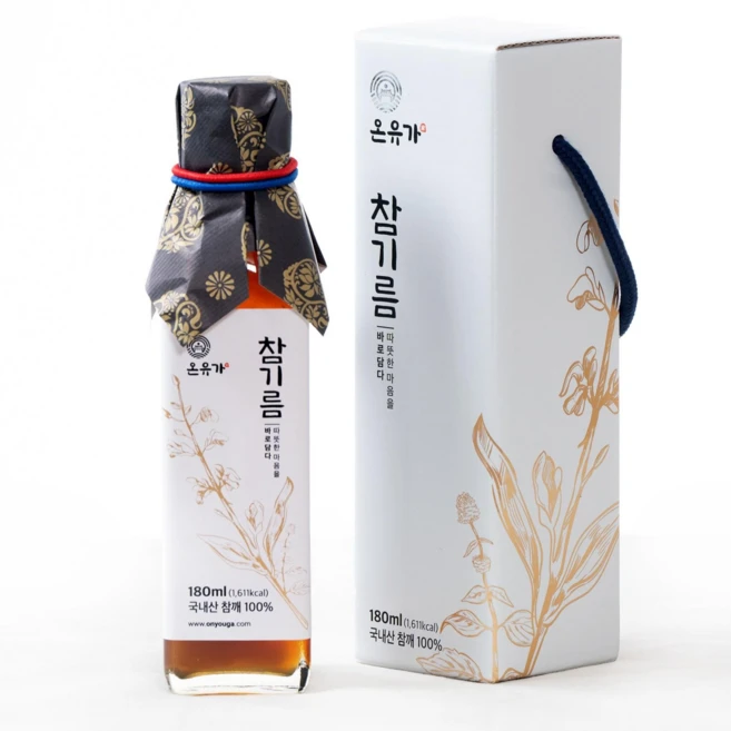 [온유가] 참기름 180ml, 1개