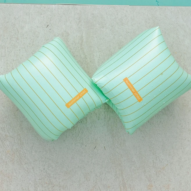 썸머차일드 프리미엄 롤업 암튜브 성인 아동 공용 물놀이 감성 팔튜브 암링, 1개, 아쿠아 민트 (RR06)