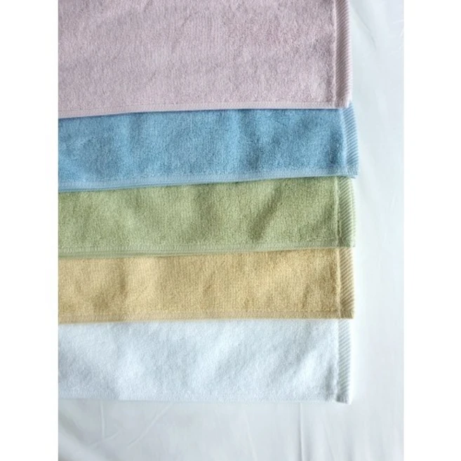 한미타올 레노마 고밀도 호텔수건 180g, 컬러 랜덤, 5개