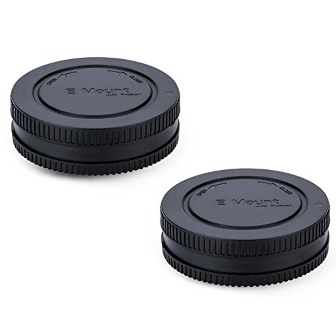 2 Pack JJC E-Mount Body Cap and Rear Lens Cap Kit 2 팩 JJC E 마운트 바디 캡 및 후면 렌즈 캡 키트 소니 A6000 A6100 A6, 1개, 기타