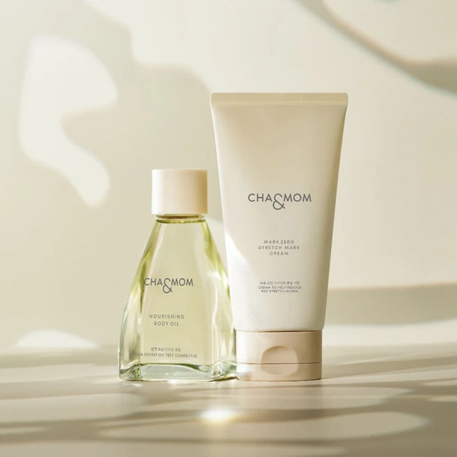 차앤맘 마크제로 튼살 크림 150g + 바디 오일 120g, 차앤맘 마크제로 튼살 크림 150g + 바디 오일 12