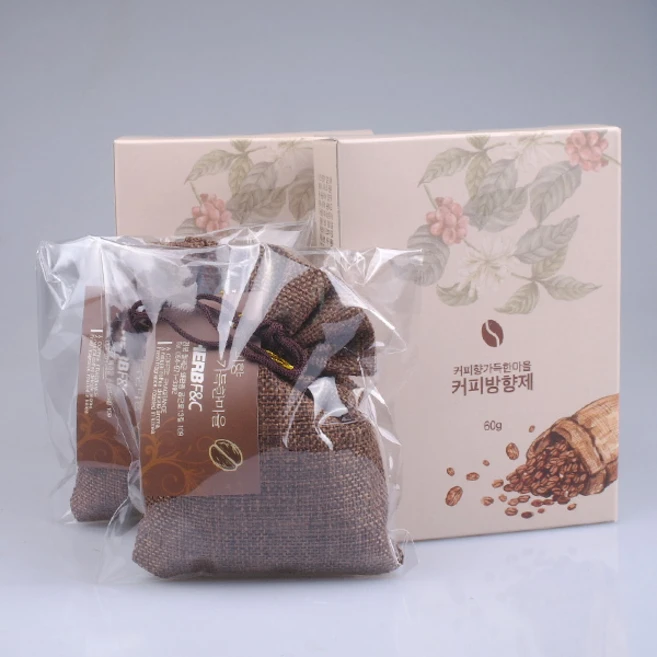 커피향가득한마을 커피방향제 2개 사은품 차량용방향제, 1세트, 2개입