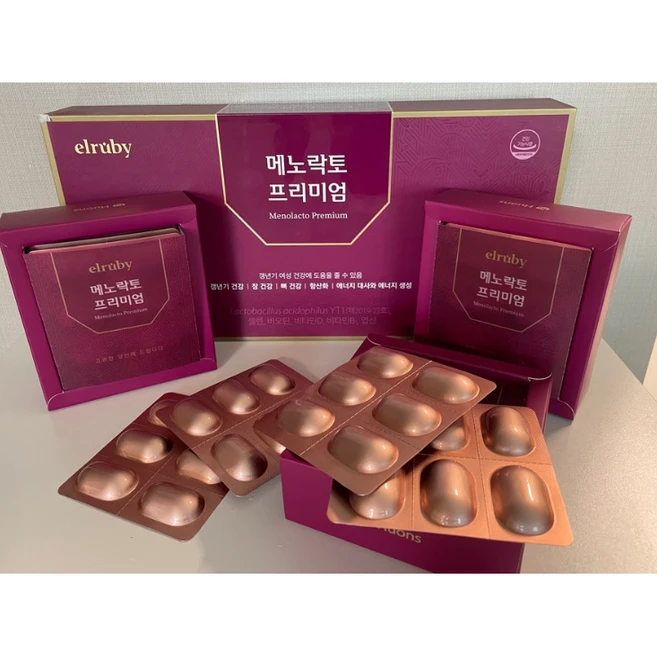 휴온스 elruby 메노락토 프리미엄 [Yt1] 30정 1개월분 프리미엄 갱년기 유산균 + 라이프 버틀러 화이트 트러플 천연솝 30g, 30회분, 1박스