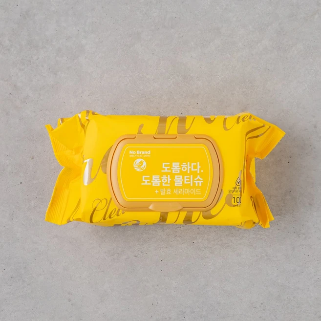 노브랜드 도톰한 캡형 물티슈 100매 x 10팩, 10개