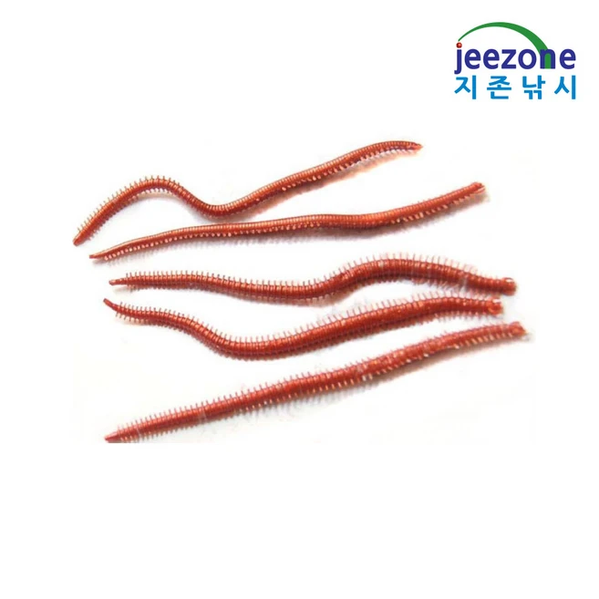 지존낚시 갯지렁이 웜 루어 20개-1팩, 1개