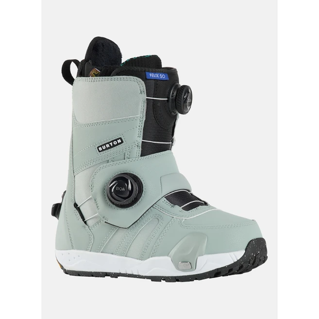BURTON 버튼 24 25 스노우보드 부츠 Felix Step On Wide 펠릭스 스텝온 와이드 여성, 1개, Petrol Green
