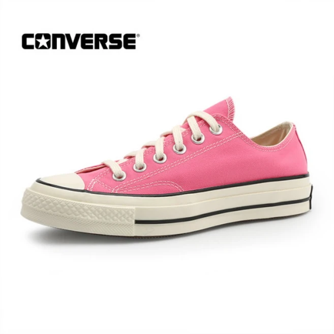 [컨버스] 척 70 빈티지 OX 핑크 캔버스화 스니커즈 172681C