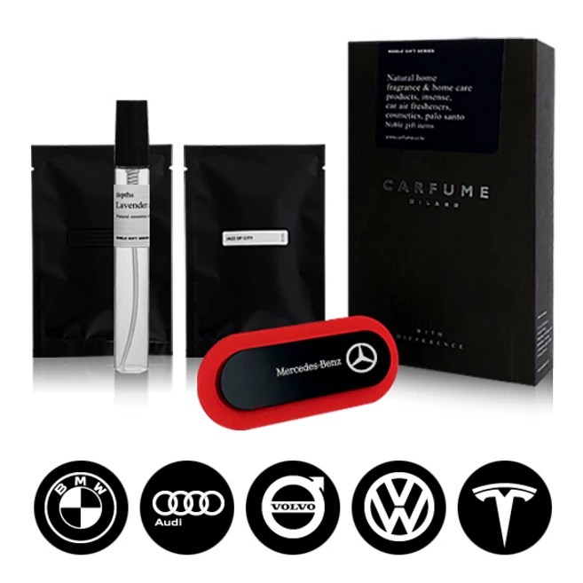 카퓸 벤츠 테슬라 볼보 아우디 BMW 폭스바겐 명품 차량용 방향제 고급 자동차 차량, 벤츠 블랙클레식(묵직한 우디체리향), 1개