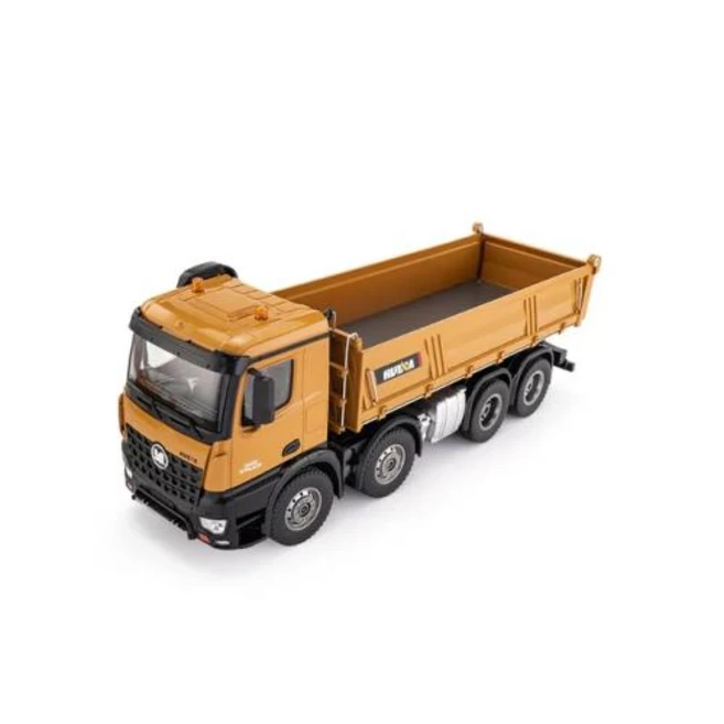Huina 536 리모컨 트럭 12 채널 Rc 트럭 합금 완전 비율 조명 8 휠 엔지니어링 자체 언로딩 장난감 신제품, 없음, 1) 536