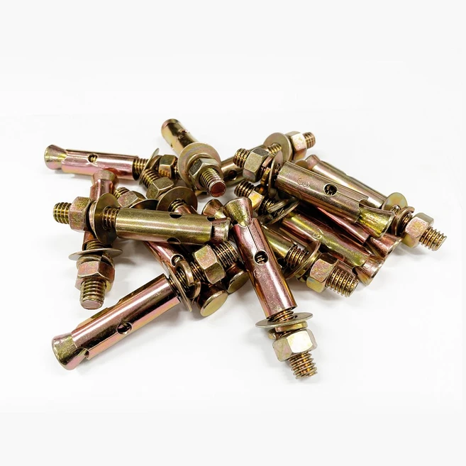 (유진코) 20개입 철 세트앙카 1/2 75mm 콘크리트 앙카볼트 연부 욘부 앵커, 20개