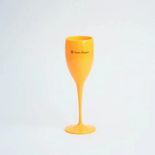 Veuve Clicquot 와인 파티 샴페인 쿠페 유리 칵테일 플루트 도금 컵 잔 전기, 1개