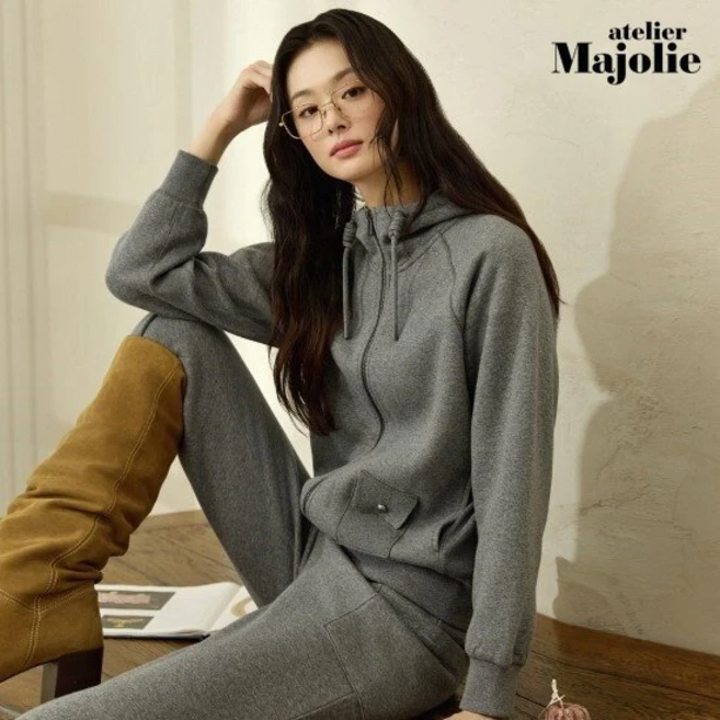 아뜰리에마졸리 24FW 시그니처 기모 스웨트 셋업 2종