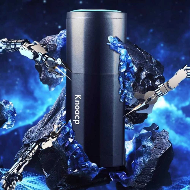 차량용 재떨이 역류차단 자동소화 담뱃재 날림 방지, 스마트 감지 (리튬 배터리), 1개