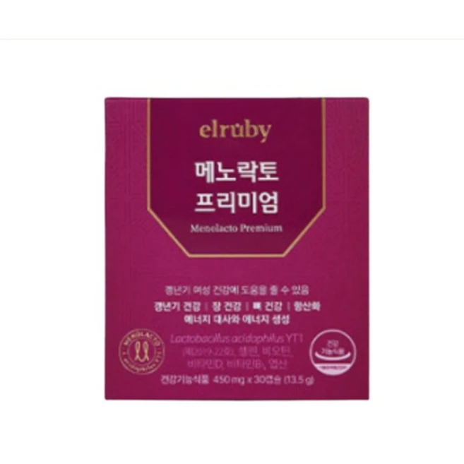 휴온스 엘루비 메노락토프리미엄, 30정, 1박스