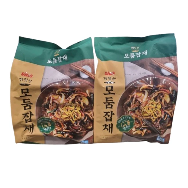 트레이더스 시아스 잔칫상 모둠잡채 /아이스박스포장, 2개, 1.4kg