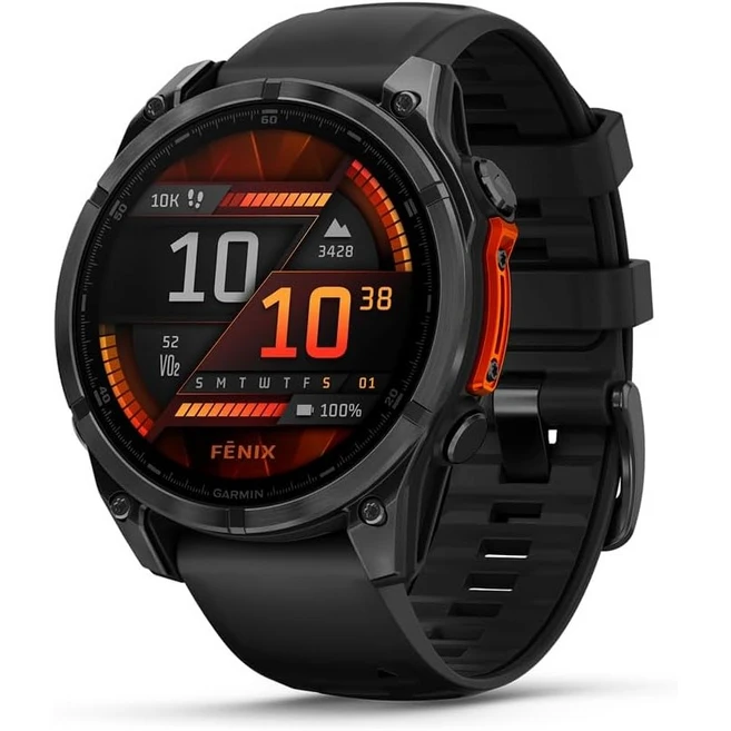 Garmin 가민 페닉스 8 사파이어 AMOLED 47mm 010-02904-27 탄소 Gray 2024년 모델 아리가엔 골프, 블랙, 피닉스 8 사파이어