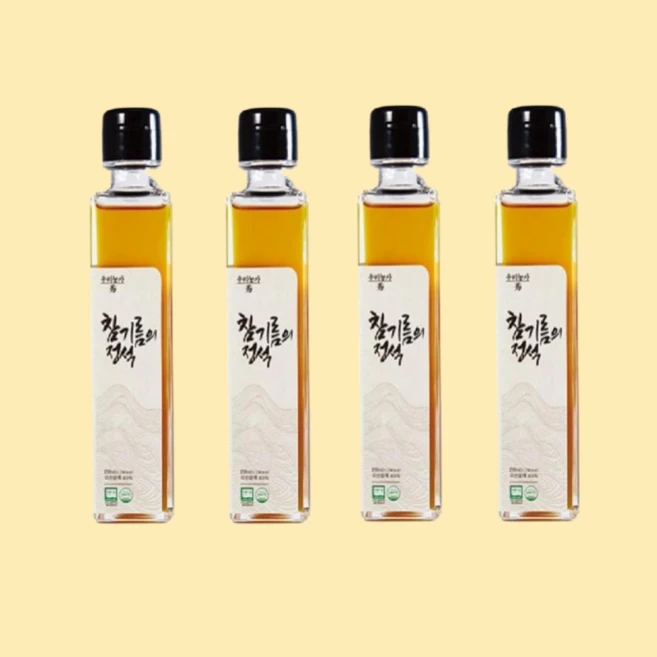 우리농가수 참기름의 정석 국산 참기름, 150ml, 4개