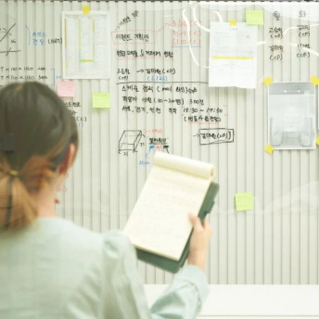 (사은품 증정) 벽에 붙이는 홈보드 투명 아크릴 보드 대형 3M 가정용 사무실 접착 롤 칠판, 홈보드 B 대형