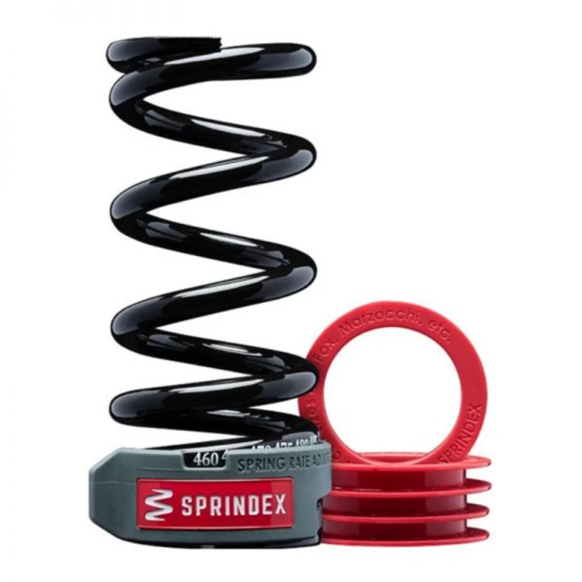 [정품] Sprindex 스프린덱스 스프린트 라이트 XC트레일 조절식 경량 리어 쇼크 스틸 스프링 126mm55mm 450451, 610-690lbs