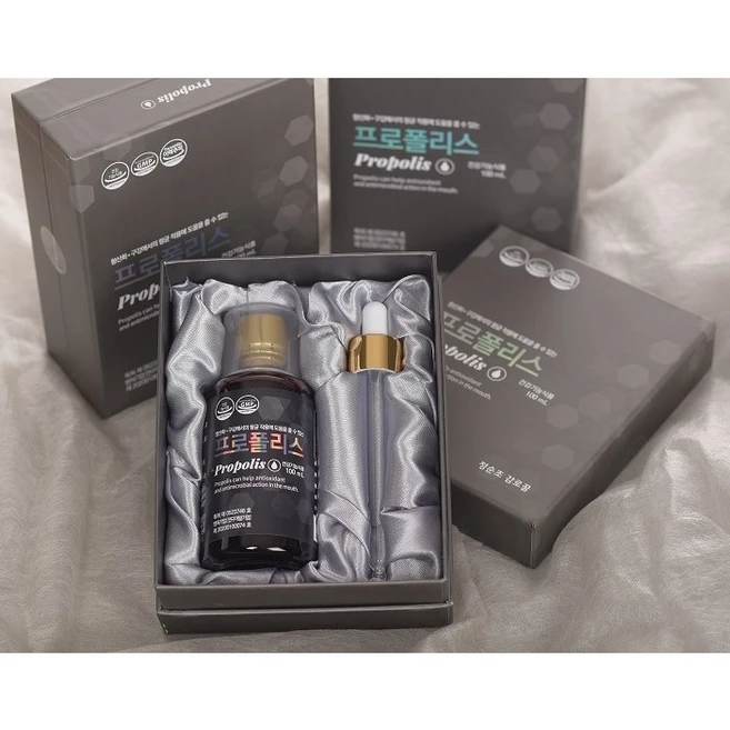 설 명절 선물은 정순조감로꿀 100% 국내산 프로폴리스로 만든 정순조 프로폴리스, 100mg 1병, 1개