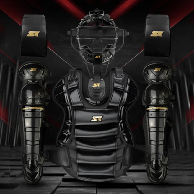 스톰 프리미엄 포수장비세트 (블랙), 올블랙, 1개