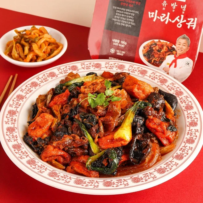 유방녕 마라포차 마라샹궈 전자레인지 간편조리, 3개, 190g