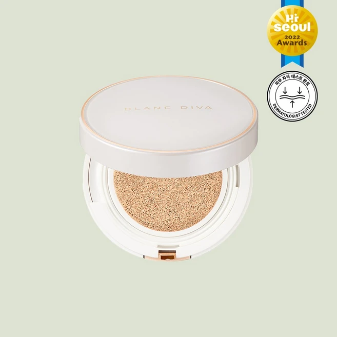 블랑디바 글림 커버리지 쿠션 13g, 화이트, 1개