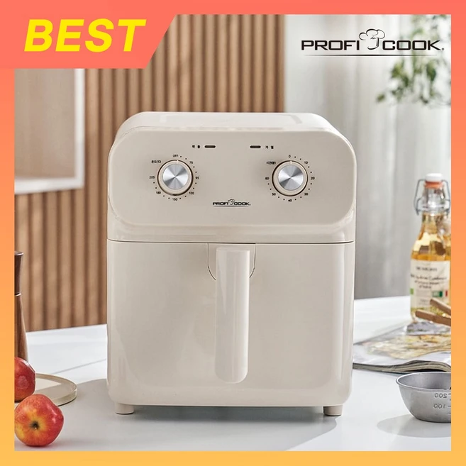 프로피쿡 대용량 에어프라이어 6L, 아이보리