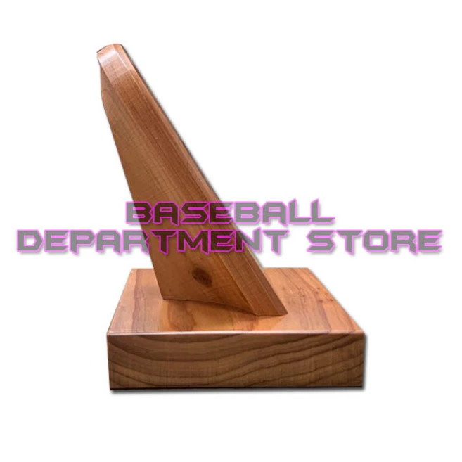 [야구백화점] MADE IN KOREA 원목 야구 글러브거치대 글러브보관용 글러브케이스 글러브전시 글러브받침대, 1개