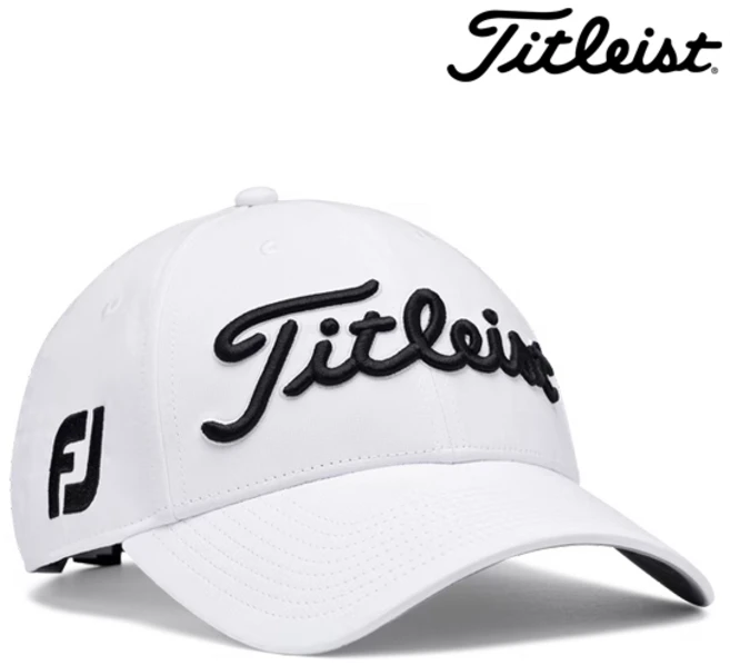 [타이틀리스트]2024 우먼스 투어 퍼포먼스 골프모자 TH22AWTPN / TH24AWTPN 여성용 골프 캡, 10(화이트+블랙), 1개