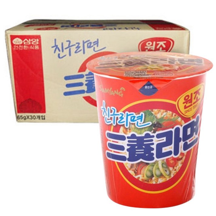 삼양 삼양라면 소컵 65g 30개입 박스 식품 > 가공/즉석식품 면류/라면류 컵라면, 30개”></div>
<div class=