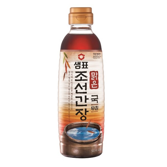 샘표 맑은 조선 간장, 500ml, 1개