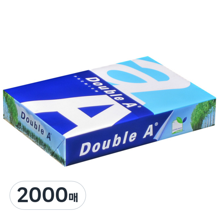 더블에이 80g 2000매, A4
