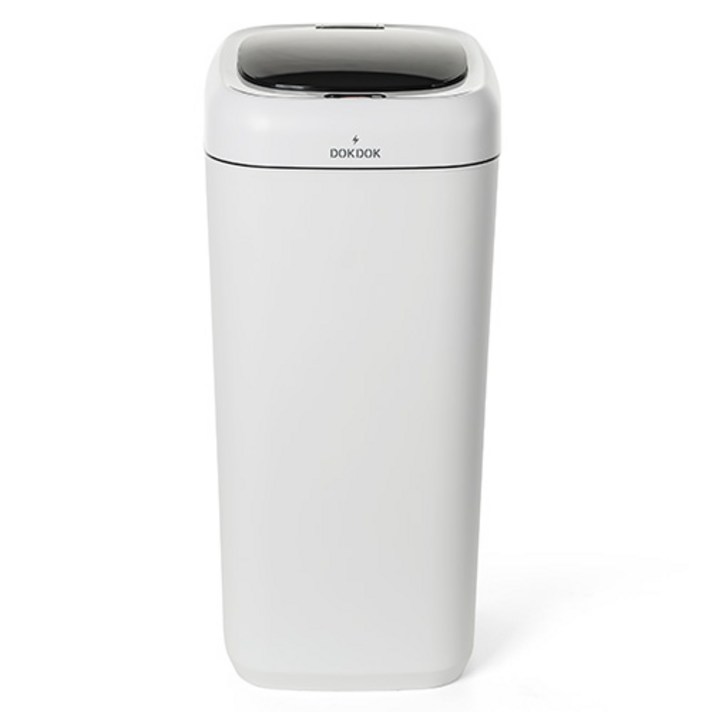 이노크아든 똑똑 스마트 자동 센서 쓰레기통 휴지통 35L SNYD-D00503B, 화이트, 1개