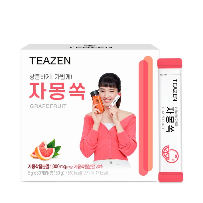 티젠 자몽쏙 분말차, 5g, 30개입, 1개