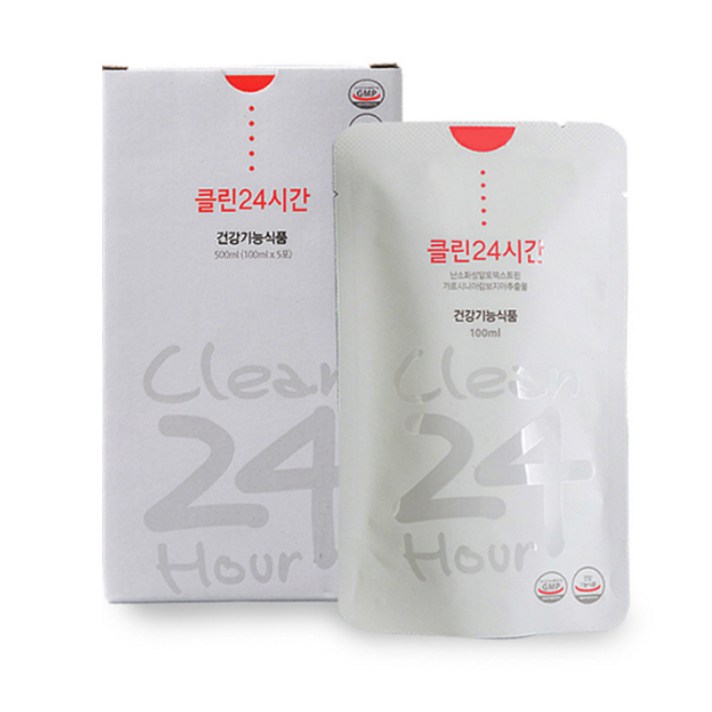 클린24시간 탄수화물 차단 다이어트 쾌변 보조 식품, 100ml, 5개