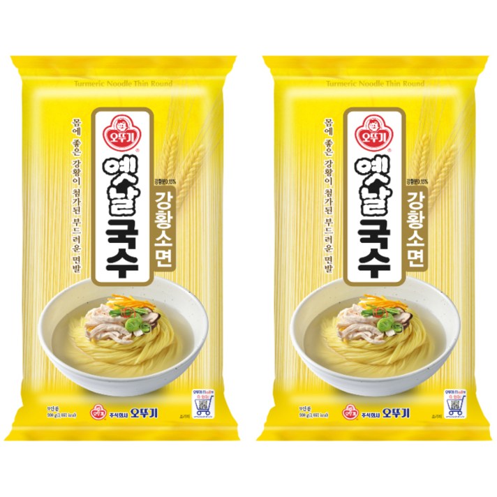오뚜기 강황국수 소면, 900g, 2개