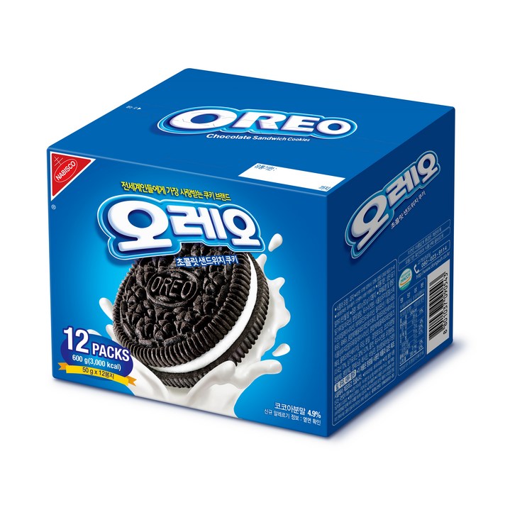 동서 오레오 화이트, 600g, 1박스