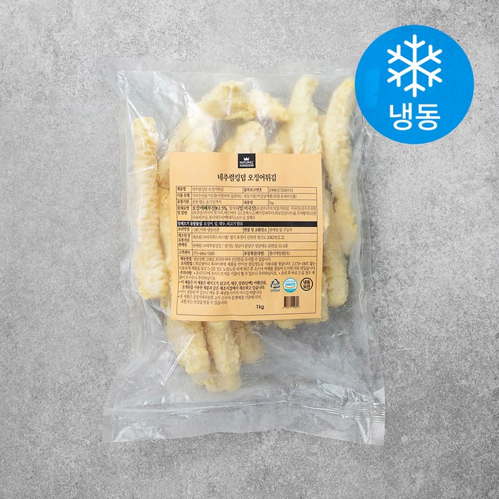 네추럴킹덤 오징어튀김 (냉동), 1kg, 1개