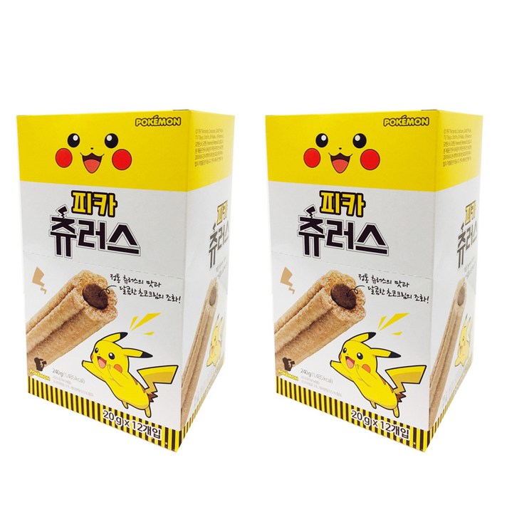 포켓몬스터 피카츄러스 과자, 240g, 2개입