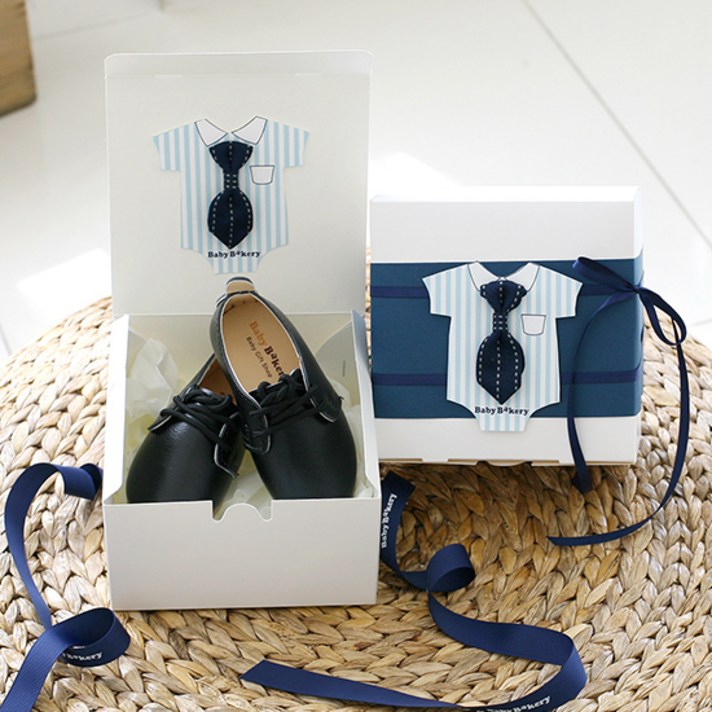 베이비베이커리 아기옷선물패키지 꽃길 아기정장슈즈 젠틀맨